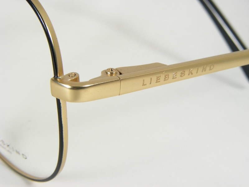 LIEBESKIND BERLIN 11033 160 BLACK /GOLD EYEGLASSES GLASSES 56-14-140mm Germany gallery