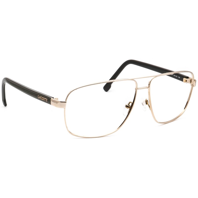 Lacoste Sunglasses Frame Only L162S 714 Pale Gold/Sage Square 61 mm