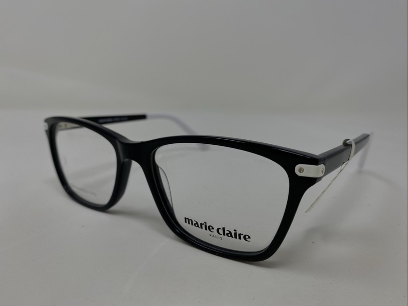 Marie Claire 6204 BLACK/WHITE 53-17-140 Plastic Full Rim Eyeglasses Frame +G23 gallery