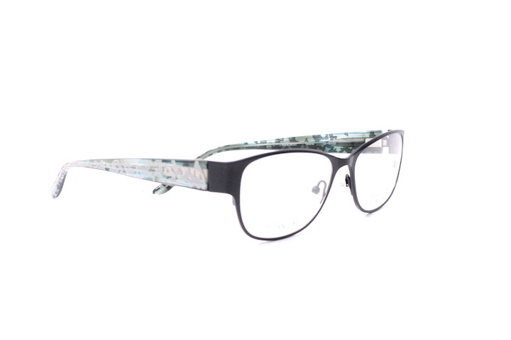 New Badgley Mischka Valery Eyeglasses Black Size: 53-16-133