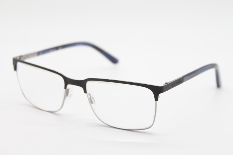 NEW DRAGON DR2015 002 BLACK BLUE SILVER AUTHENTIC EYEGLASSES 57-19