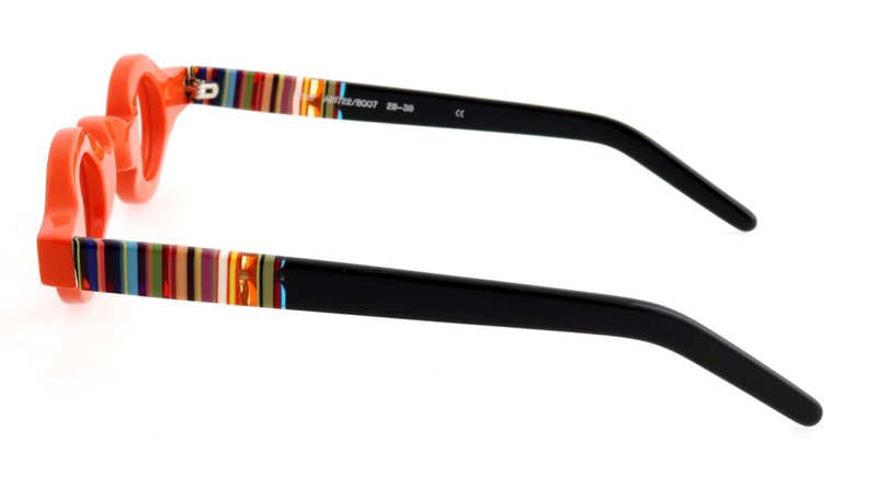 New C L'optique 2588 AB1722/B007 28-38 Orange Pantos Eyeglasses Frames Unisex gallery