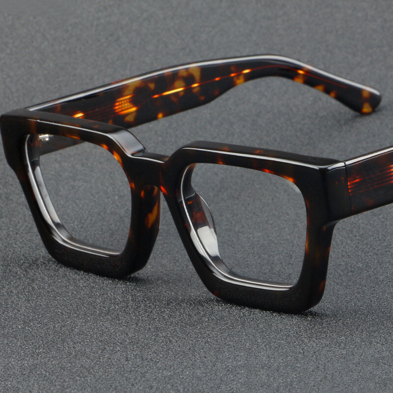 Thick Acetate Eyeglass frames Women Men Oversize Glasses Full Rim Spectacles US