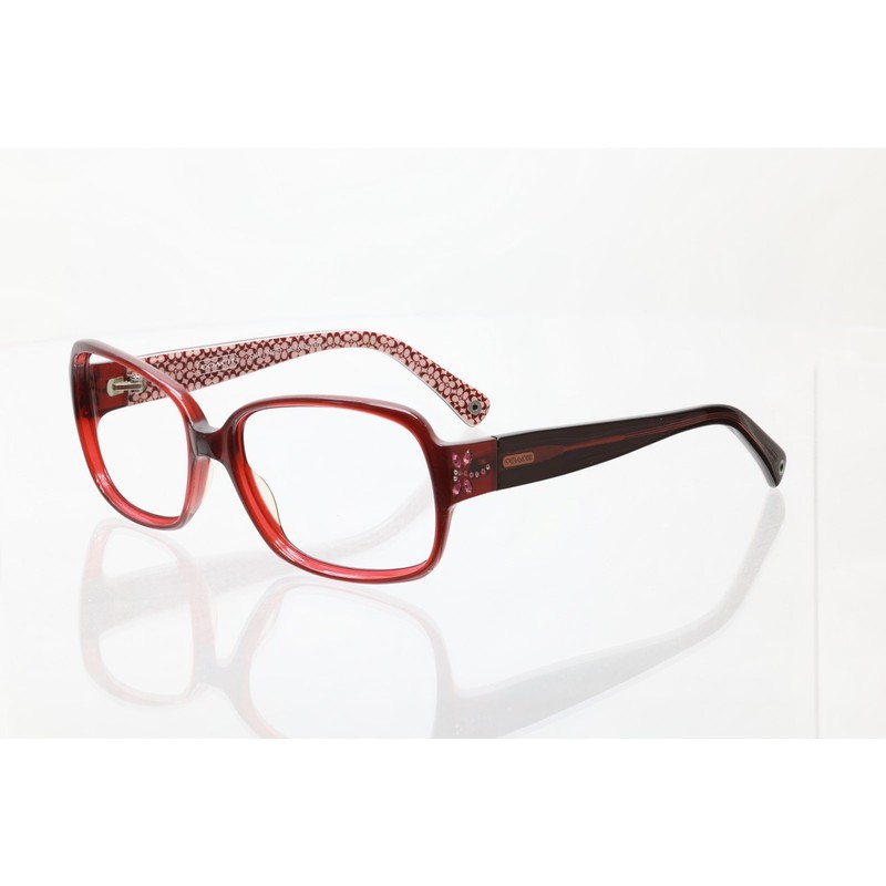 Coach EVA (S436 ) Burgundy 56-16-125mm Eyeglasses FRAMES ONLY – FAIR – READ
