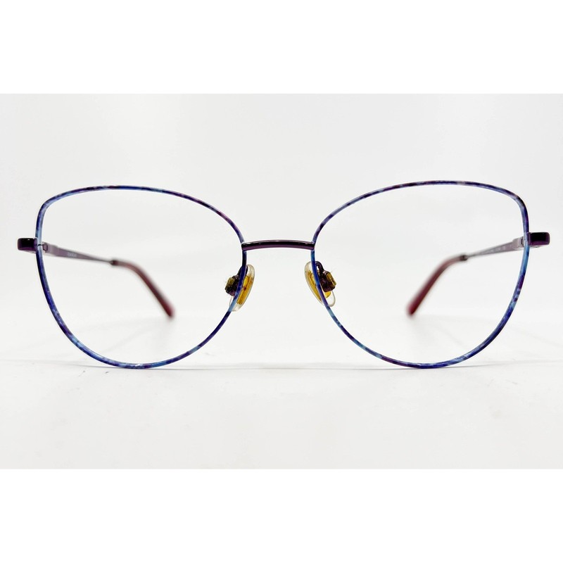 Bebe BB5207 Plum Floral Cat Eye Eyeglasses Women 51-16-135