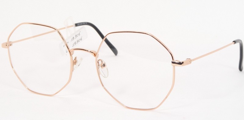 SO 925G Shiny Rose Gold UNIQUE RARE EYEGLASSES GLASSES METAL FRAME 55-20-148mm