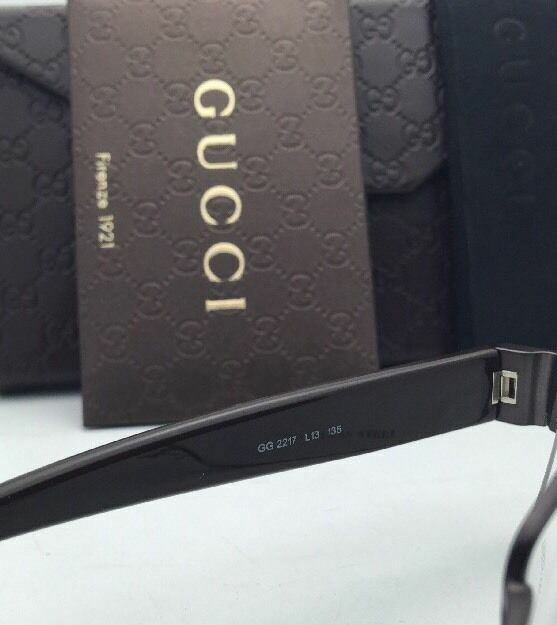 New GUCCI Eyeglasses GG 2217 L13 55-16 Cocoa Brown Frame w/ Clear Demo Lenses gallery