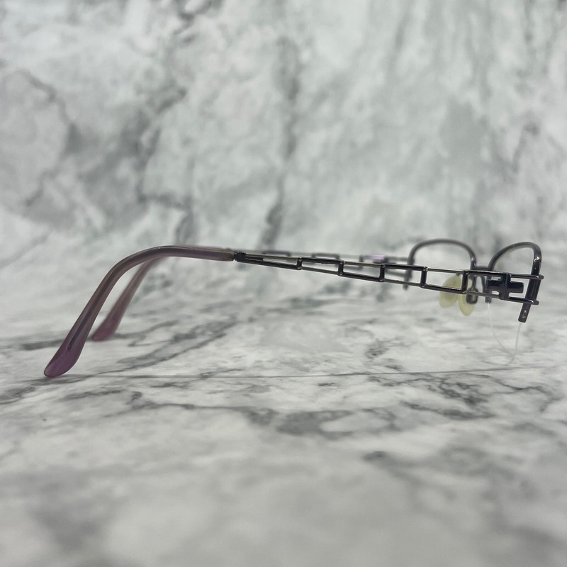 Charmant Eyeglasses Purple Oval Half Rim Titanium Round Frames 51-18-140 gallery
