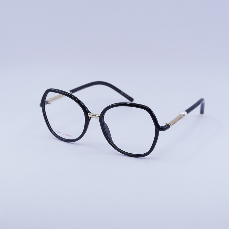 Carolina Herrera HER 0080 0807 00 Shiny Black 53mm Eyeglasses New Authentic gallery
