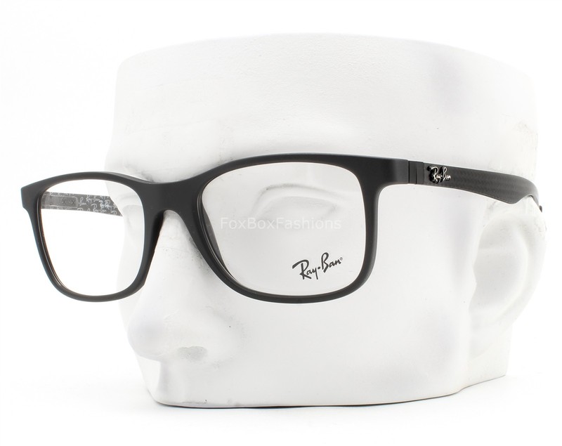Ray-Ban Eyeglasses Glasses RB 8903 5263 Matte Black Carbon Fiber 53mm with Case