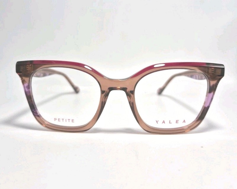 Yalea Eyeglasses 178 Rectangular Large Elegant Refined Pink