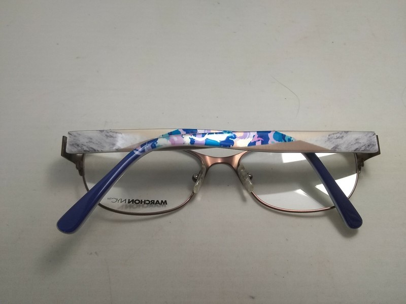 MARCHON M-ANNISA 210 BROWN WITH PATTERN 54-17-140 FLEX HINGES 4617 gallery