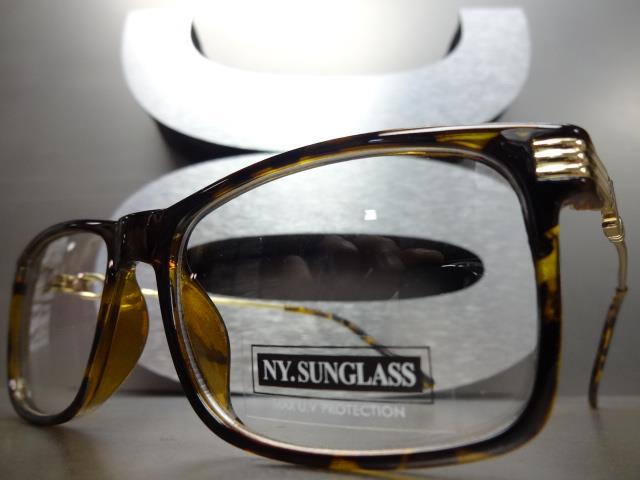 CLASSIC Elegant VINTAGE RETRO Style Clear Lens EYE GLASSES Tortoise & Gold Frame gallery