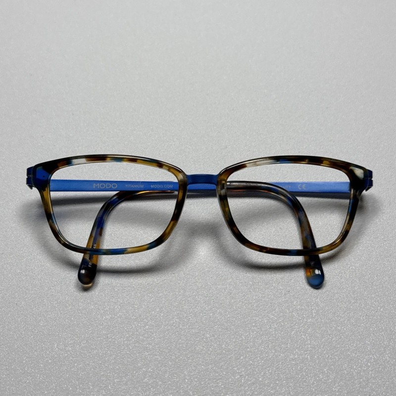 MODO 4500 49[]16 138 Blutt Blue/Brown Tortoise Eyeglasses QQ40 gallery