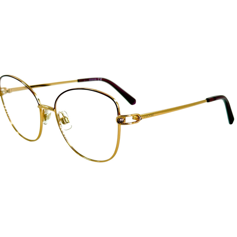 Swarovski SK5398 Womens Metal Eyeglass Frame 028 Shiny Rose Gold 53-16 gallery