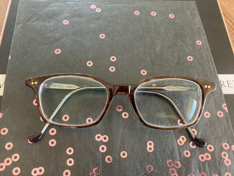 JEAN LAFONT 675 MONSIEUR EYEGLASS TORTOISE BLUE FRAMES~ 49 17 145 ~ PARIS FRANCE