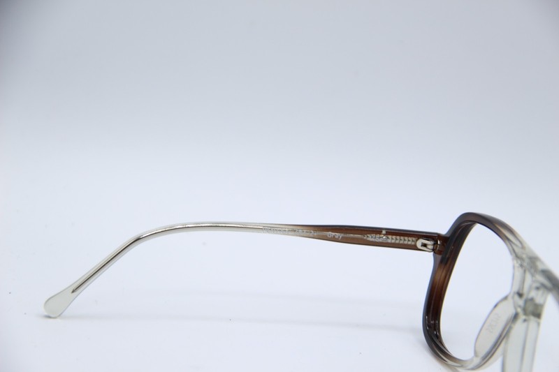 PENTAX F6000 CSA Z94.3 GRAY CLEAR BROWN AUTHENTIC FRAME EYEGLASSES 55-15 gallery