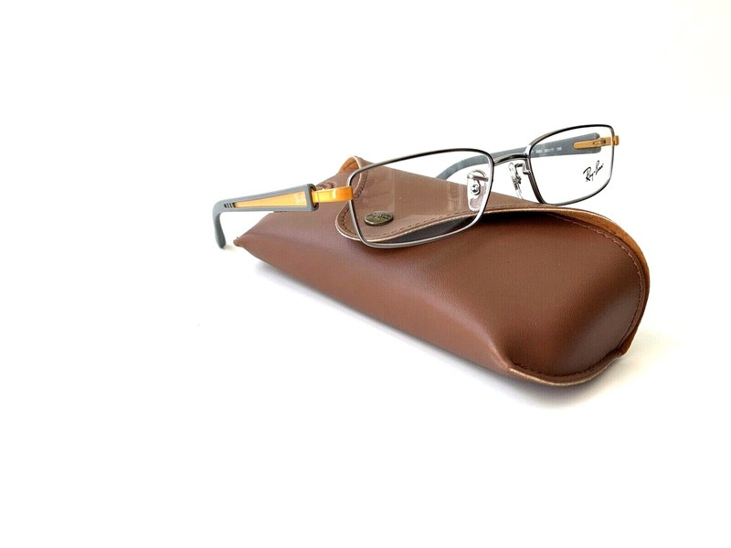 New Ray Ban Frames Unisex Eyeglasses Silver Rubber Metal RB 6217 2620 48 17 135 gallery