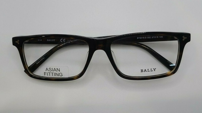 Bally BY5016-D 052 Tortoise Wide Plastic Eyeglasses Frame 57-16-145 Asian Fit gallery