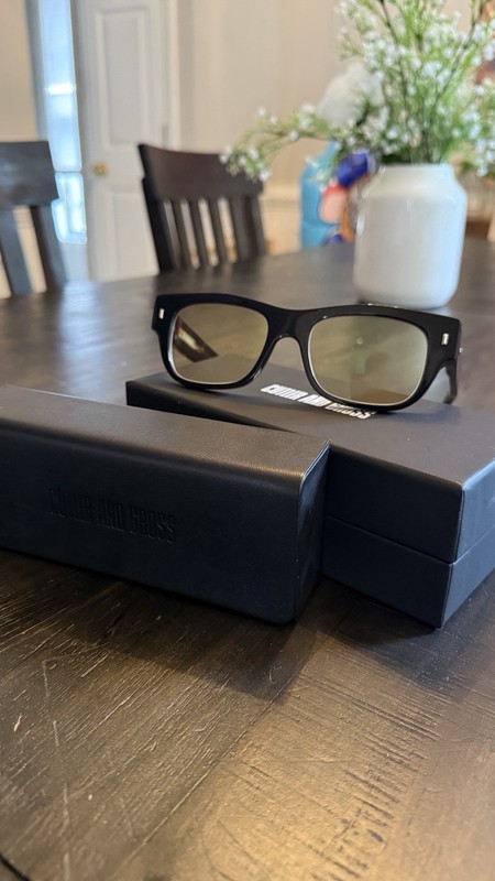 Cutler and Gross Black 9692 with custom tint- Unisex Adults
