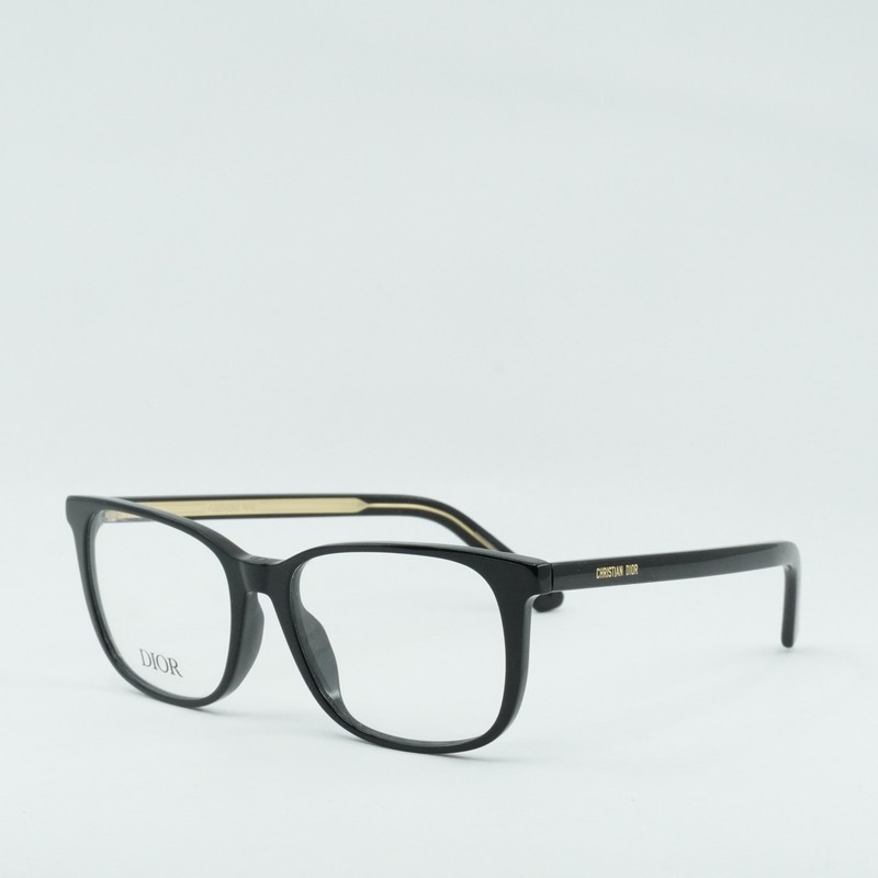 Dior DIORSPIRITO S2I 1000 Shiny Black 52mm Eyeglasses New Authentic