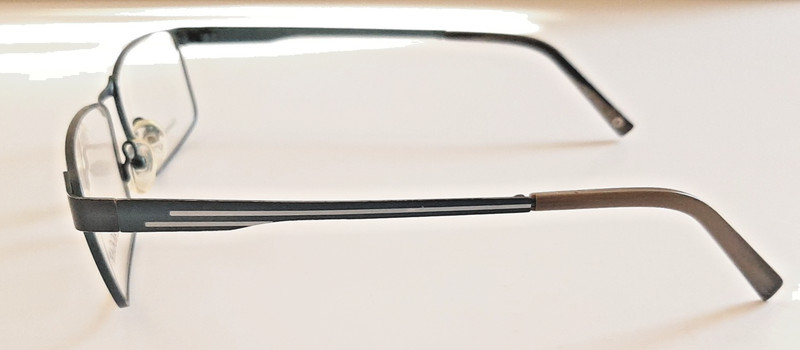 Haggar HFT540 MT.NAVY Eyeglasses Frame ONLY 55-16-145 Flexible Titanium Unisex gallery
