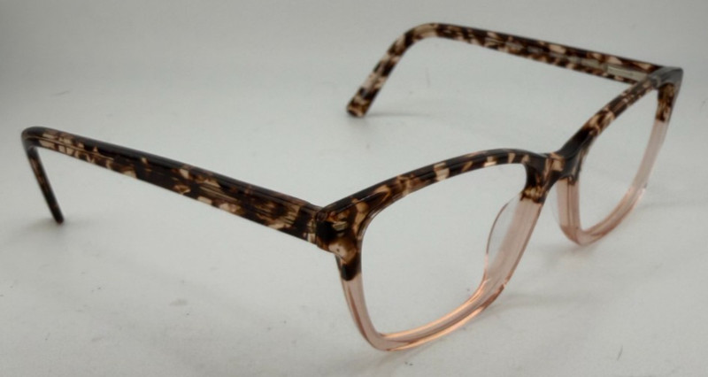 HARD CANDY EYEGLASSES FRAMES ONLY HC207 DUET BROWN/CLEAR TORT FULL RIM 54-17-140 gallery