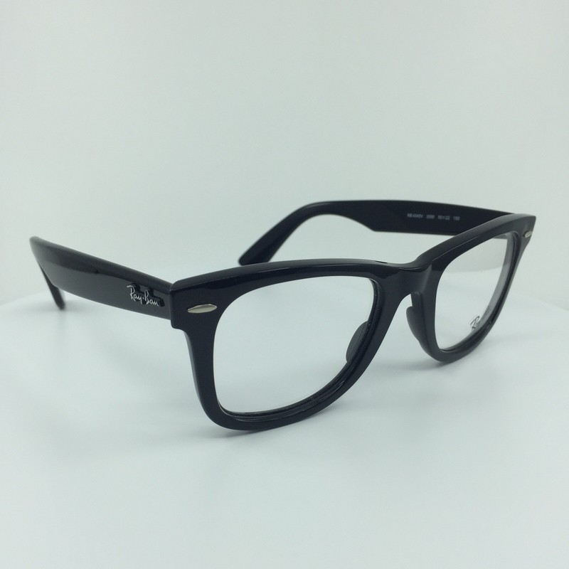 New RAY BAN Wayfarer RB 4340-V EYEGLASSES RX RB 4340 FRAME C. 2000 Black 50-22mm gallery