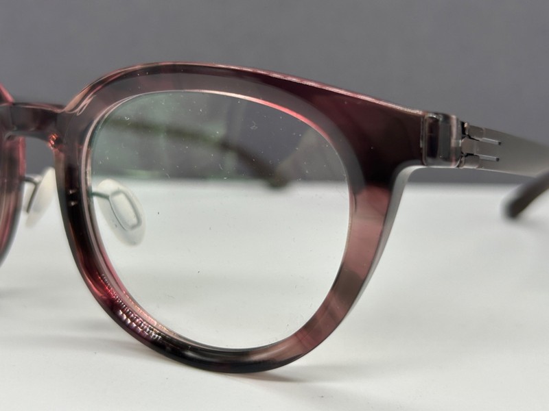 Ic Berlin Kimiko Eyeglasses Frames Round Panto Brown Men Women gallery