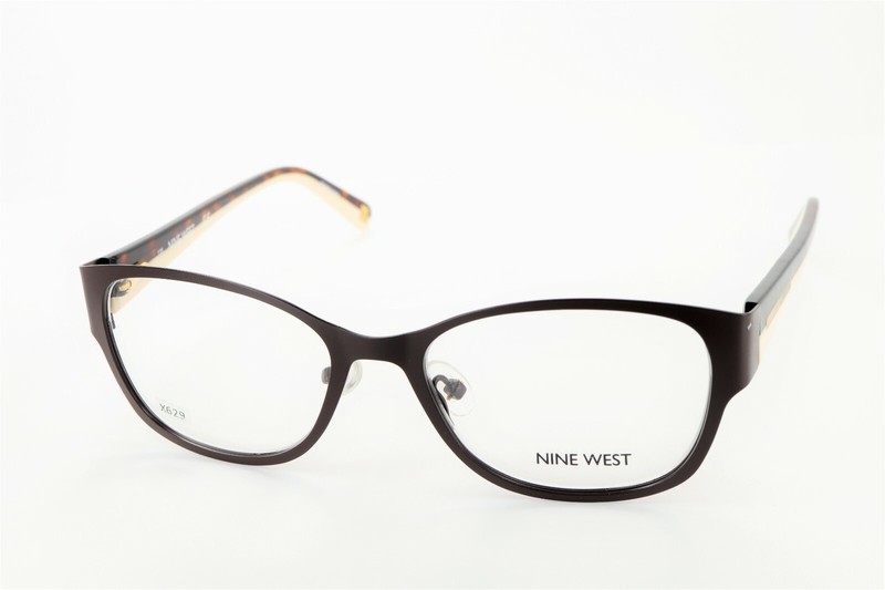NINE WEST NW1061 210 Matte Brown/Beige 51-17-135 Frames Flex Hinges X629