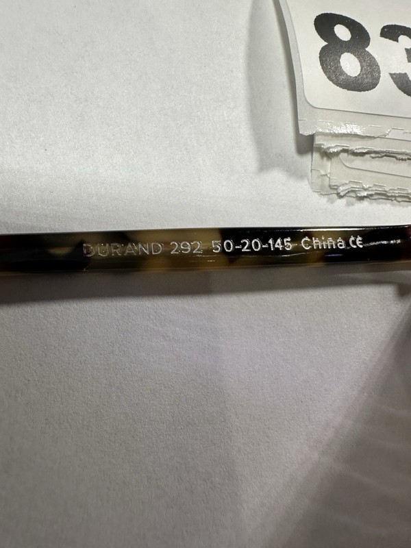 Warby Parker Eyeglasses Durand 292 Tortoise ***FRAMES ONLY *** 50-20-145 gallery
