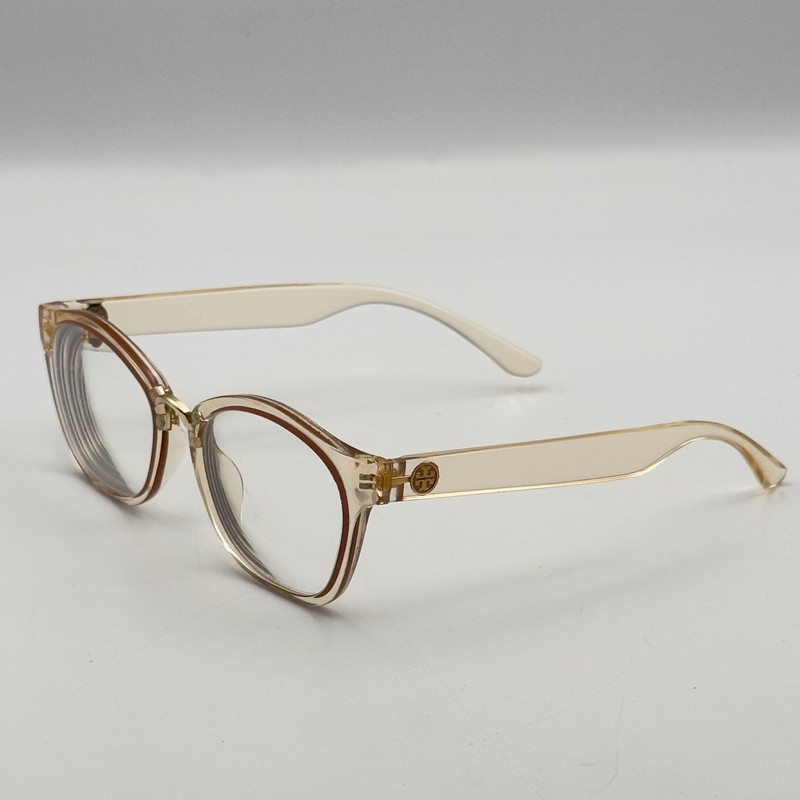 Tort Burch TY4006U 1774 52-18-140 Champagne Translucent Lens Eyeglasses Frames gallery