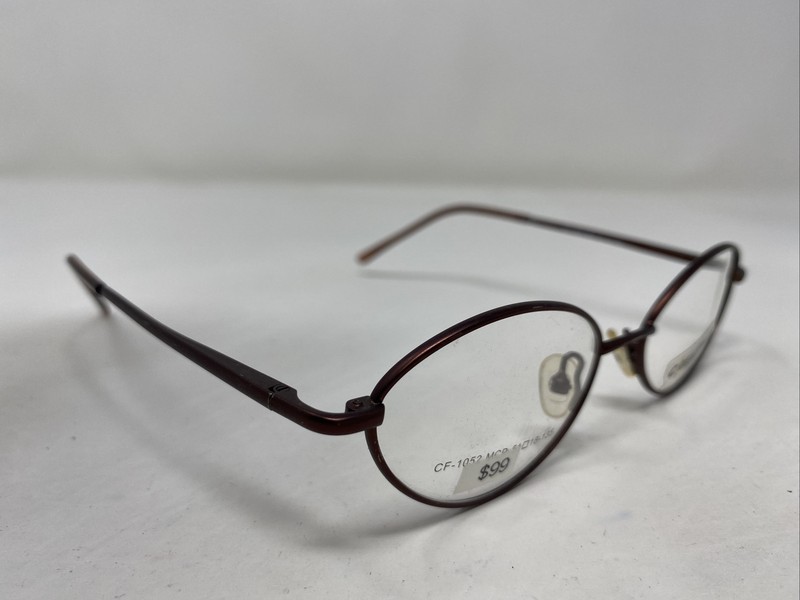 Creative Optical CF-1052 MCP 51-18-135 Matte Brown Full Rim Eyeglasses Frame B12 gallery
