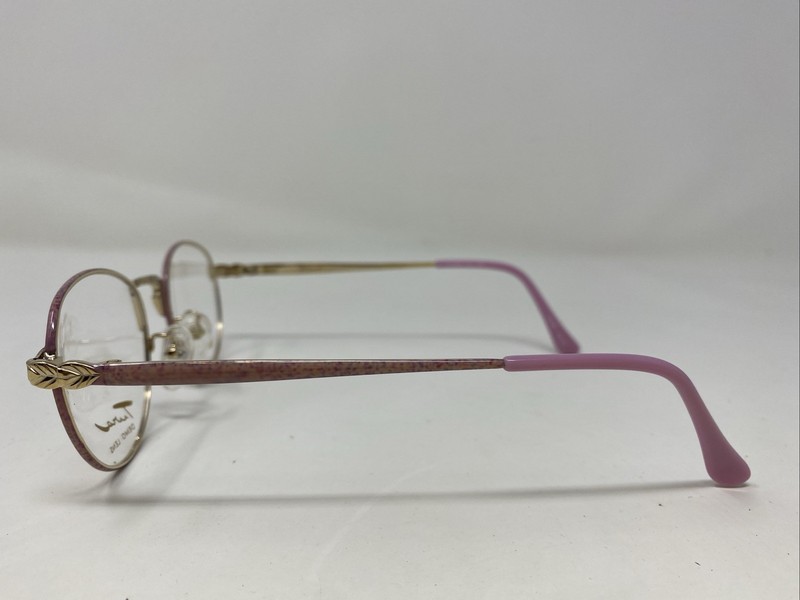 TURA Japan MOD.704 VIO 50-19-135 Violet/Gold Full Rim Eyeglasses Frame SV11 gallery