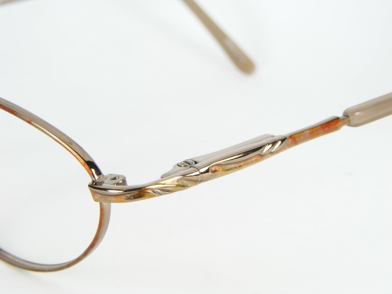 ELIZABETH ARDEN EA-677-2 DEMI AMBER /BRONZE EYEGLASSES FRAME 50-17-135mm (NOTES) gallery