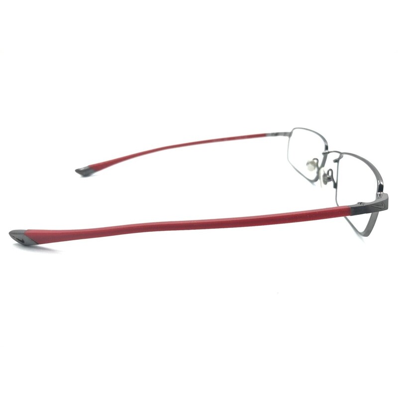 Nike Flexon 4173 069 Brown Metal Red Rectangle Eyeglasses Frames 51-18 140 gallery