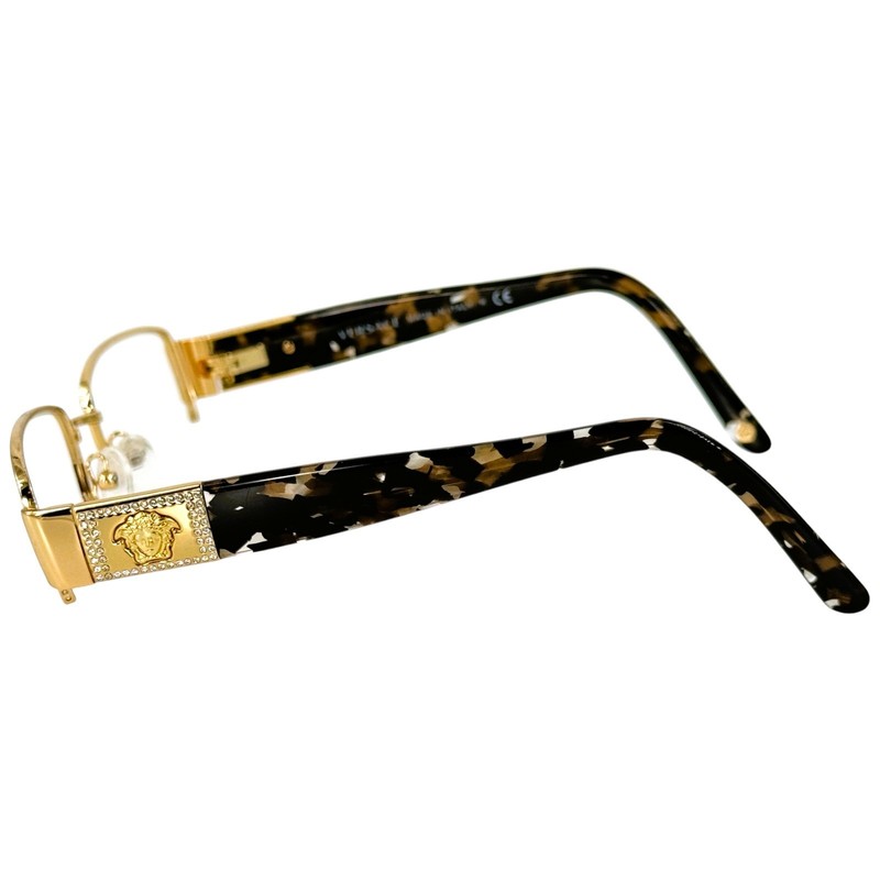 Versace 1175B Womens Semi Rimless Eyeglass Frame 1002 Gold 53-17 Italy Medusa gallery