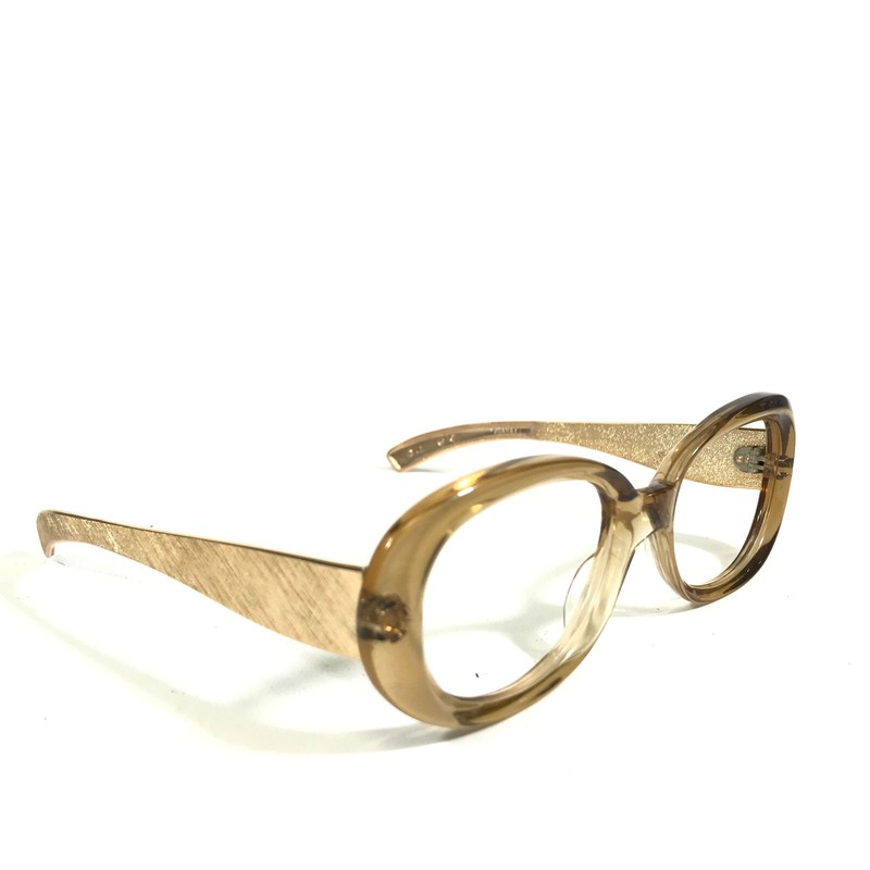 Vintage Brendel Joana Eyeglasses Frames Clear Gold Round Full Rim 50-20-130 gallery