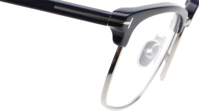 NEW TOM FORD TF5801-B 090 Blue Eyeglasses Frame 54-19-145mm B40mm Italy gallery