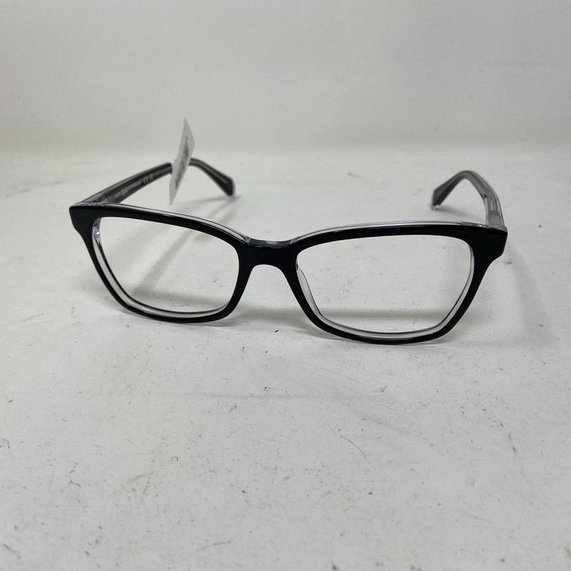 Ray-Ban RB 5362 2034 54-17-140 Black On Clear Flex Hinge Eyeglasses 278M