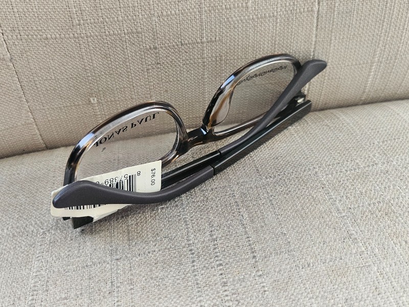 Jonas Paul Young Kid Eyeglasses Frame Striped Maple Ryan/Ruth Glass Eyewear $76 gallery