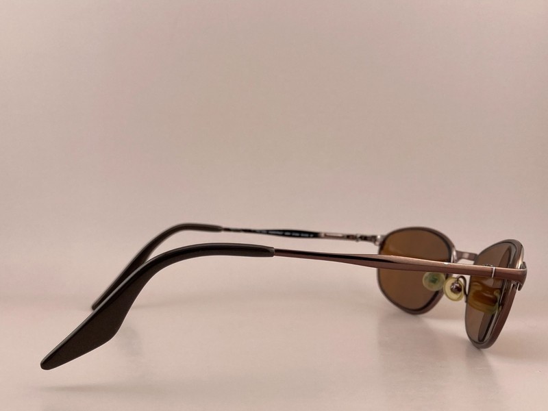 Ray Ban Sunglasses FRAME ONLY RB 3023 Highstreet 014/84 Brown Oval Italy 55mm gallery