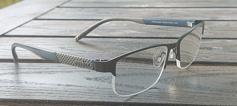IRONMAN IMD1147 Semi-Rimless Blue Eyeglass +1.50 Frames Metal/Plastic 55-17-150
