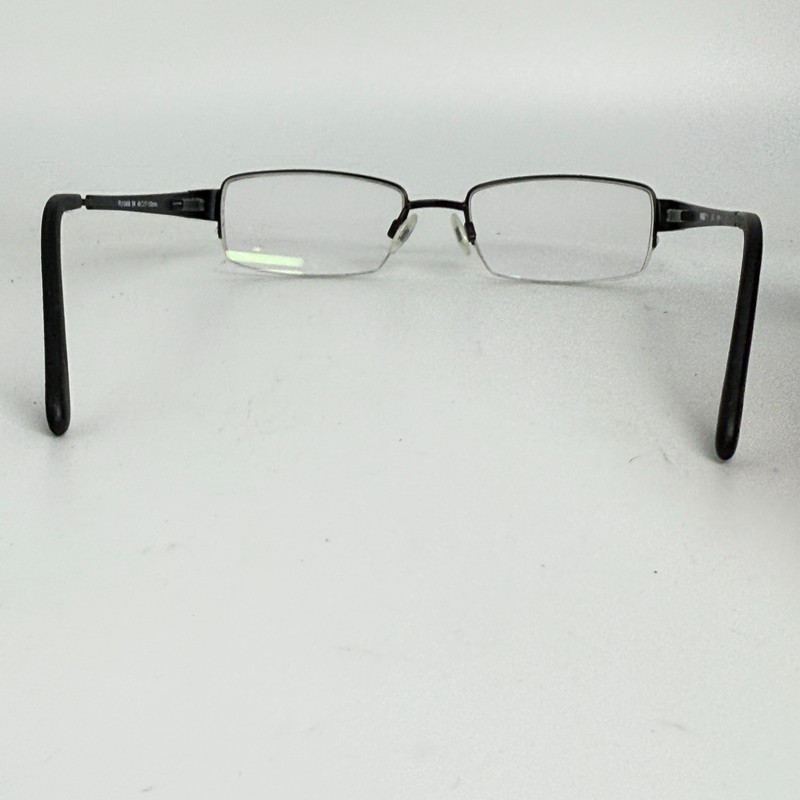 Puma PU15406 BK 48-17-130 Black Metal Half Rim Eyeglasses Frame H19380 gallery