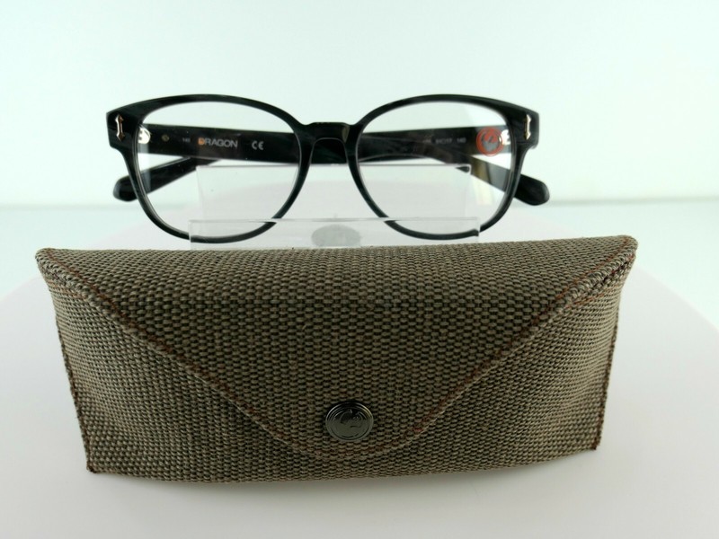 DRAGON DR 137 Max (470) Deep Navy Horn 51/17 Eyeglass Frames