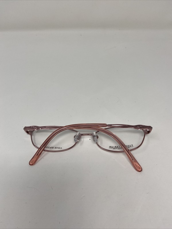 CÔTE D’AZUR Eyeglasses Frames CDA215 03 52-17-135 Pink Full Rim E522 gallery