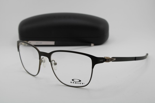NEW OAKLEY OX3248-0252 SELLER POWDER PEWTER BLACK AUTHENTIC EYEGLASSES 52-18