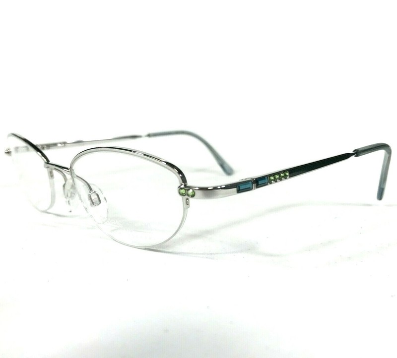 Daniel Swarovski Eyeglasses Frames 5122 700 6050 Silver Gold Plated 49-19-125