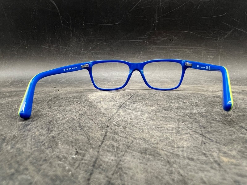Boys Ray-Ban Eyeglasses Kids RB 1536 Full Frame Square Plastic Blue Black Green gallery