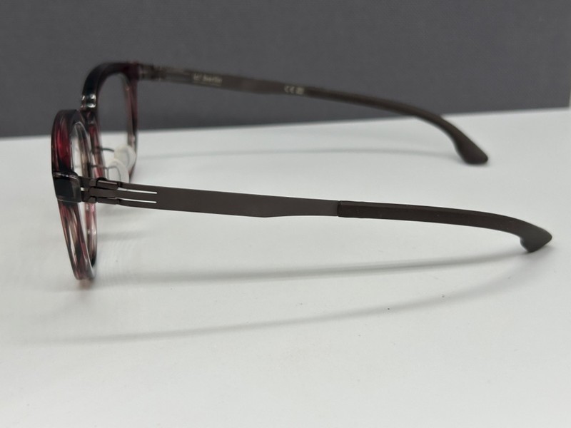 Ic Berlin Kimiko Eyeglasses Frames Round Panto Brown Men Women gallery